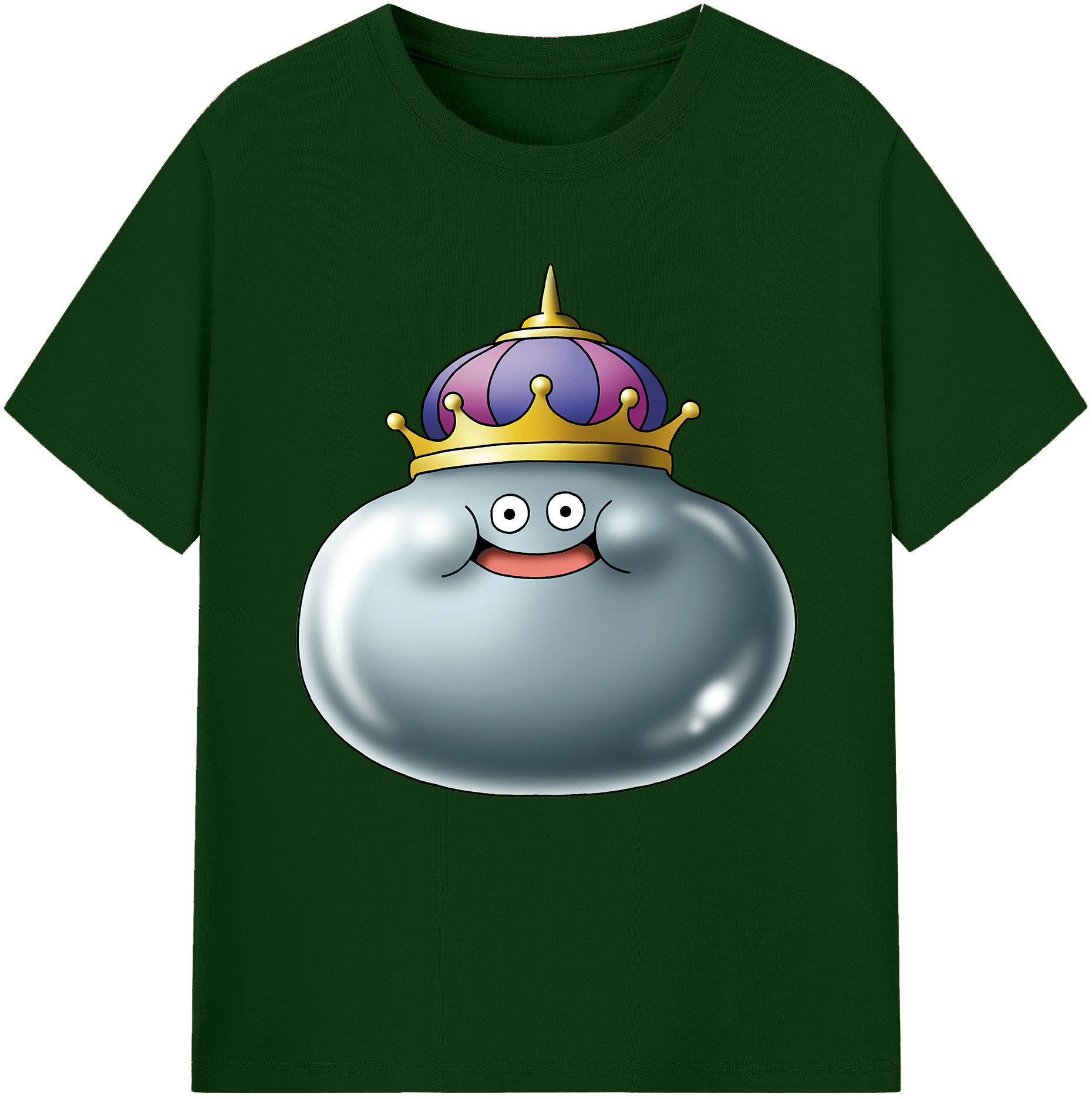 （画像用） ドラゴンクエスト Doragon Kuesuto Dragon Quest 綿100％半袖Tシャツ（フロントプリント）